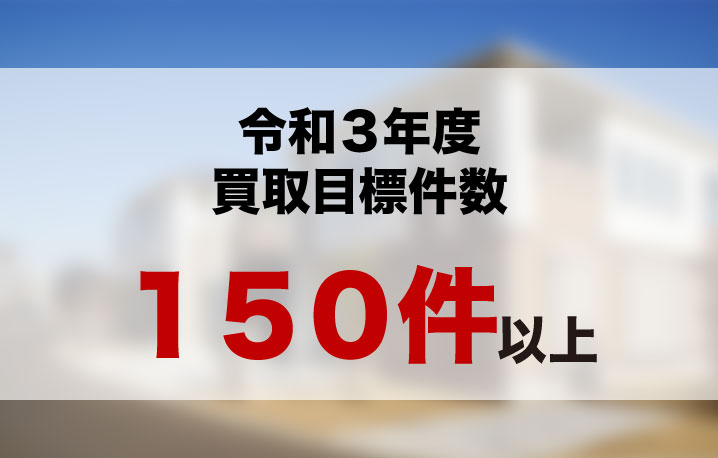 令和2年度買取目標件数　150件以上